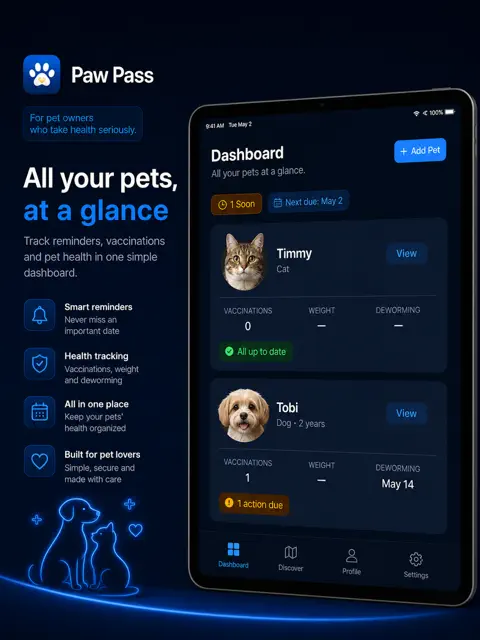 Mein Pfoten Pass App Detailansicht