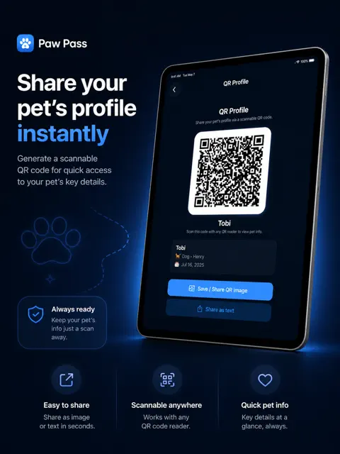 Mein Pfoten Pass App Funktions&uuml;bersicht